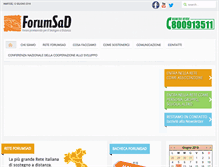 Tablet Screenshot of forumsad.it